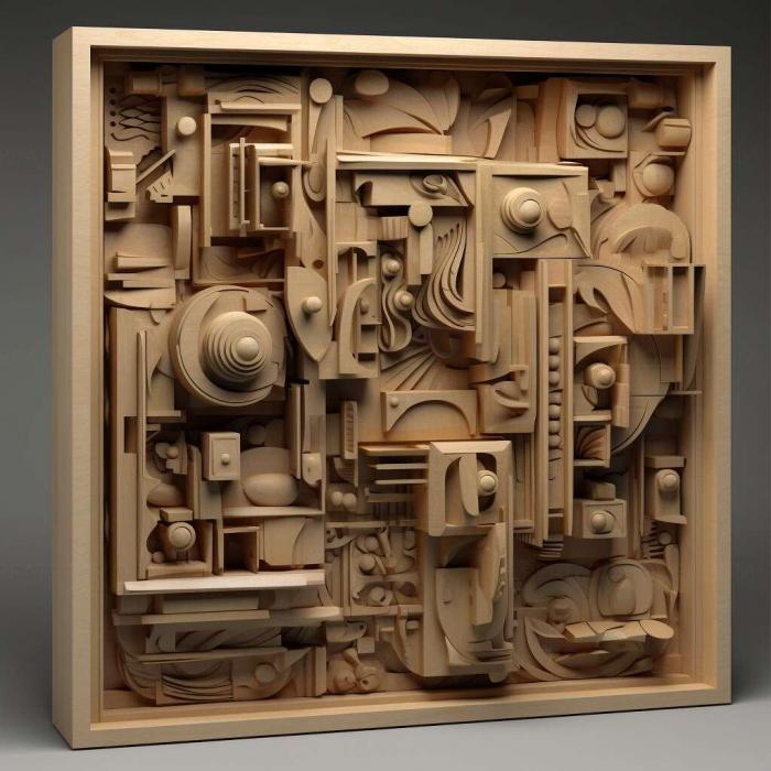 نموذج ثلاثي الأبعاد لآلة CNC 3D Art 